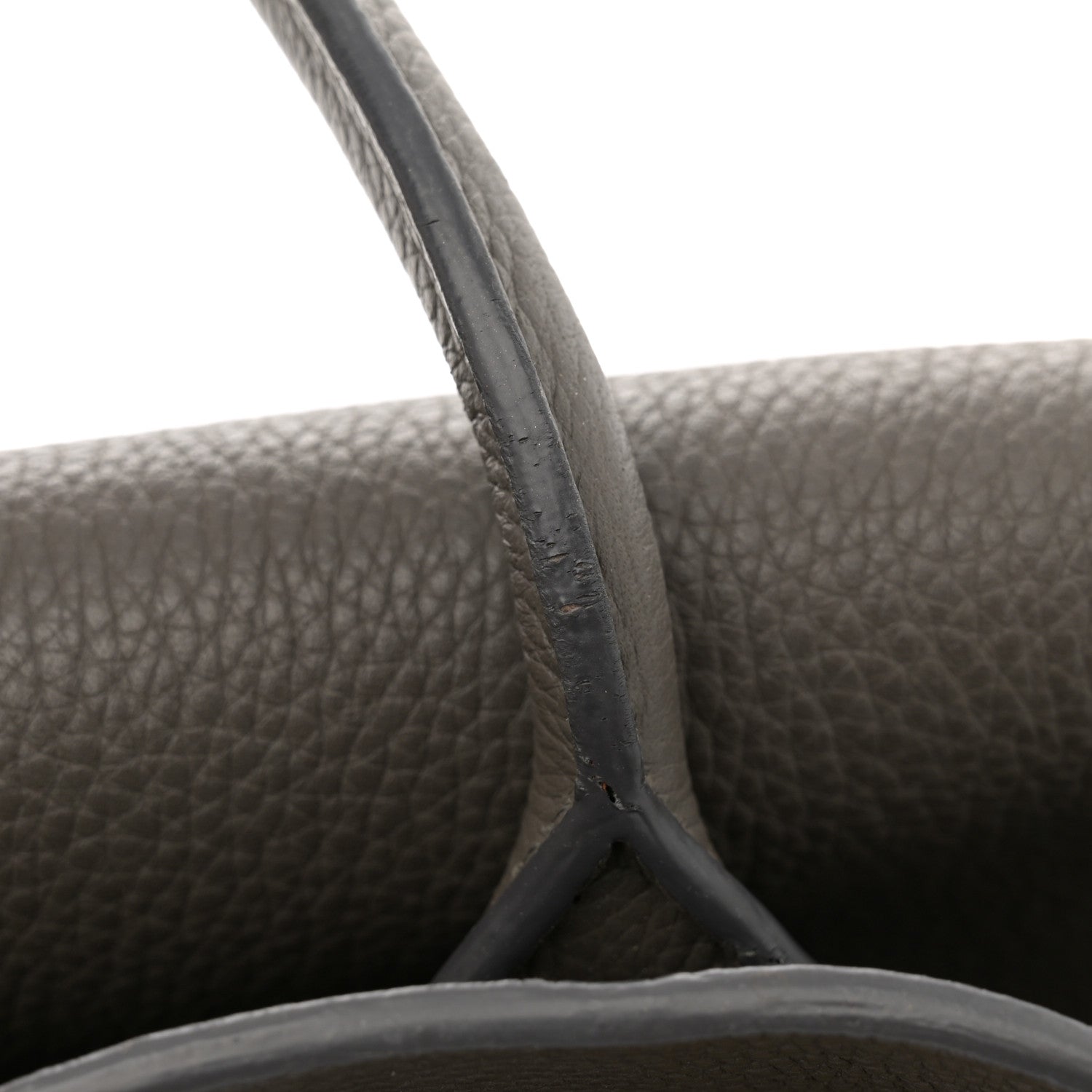 The Row Matte Grained Calfskin Soft Margaux 15 Grey 12 of 14