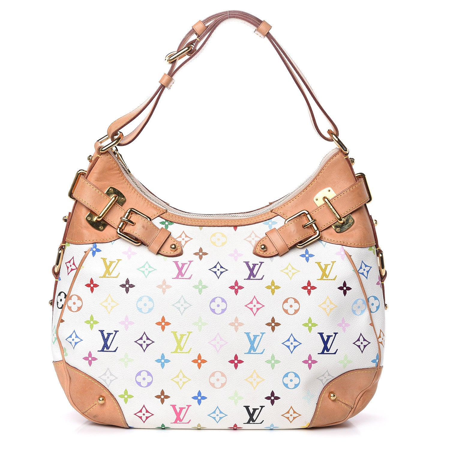 Louis Vuitton Monogram Multicolor Greta White 1 of 15
