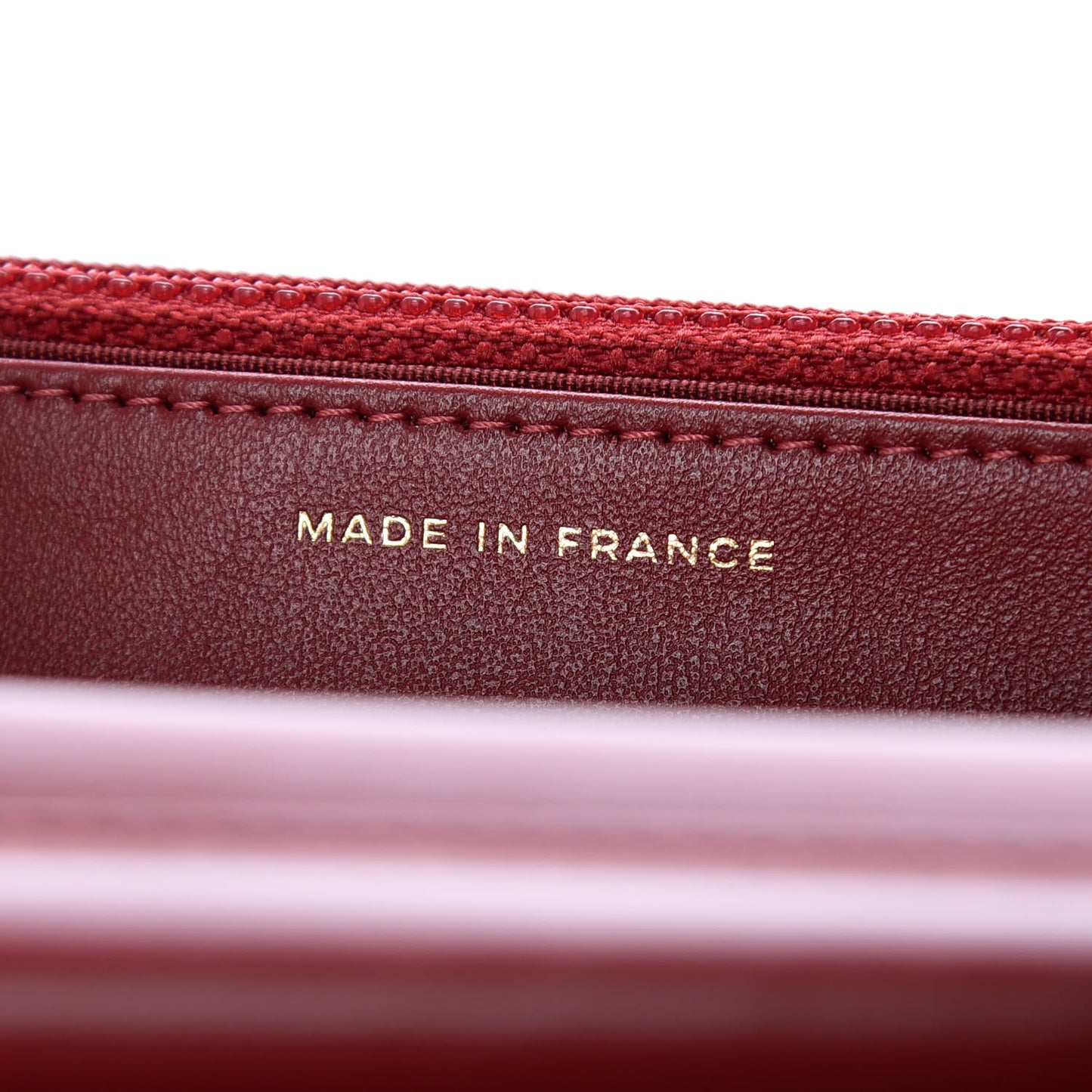 Caviar Quilted Boy Wallet On Chain WOC Red