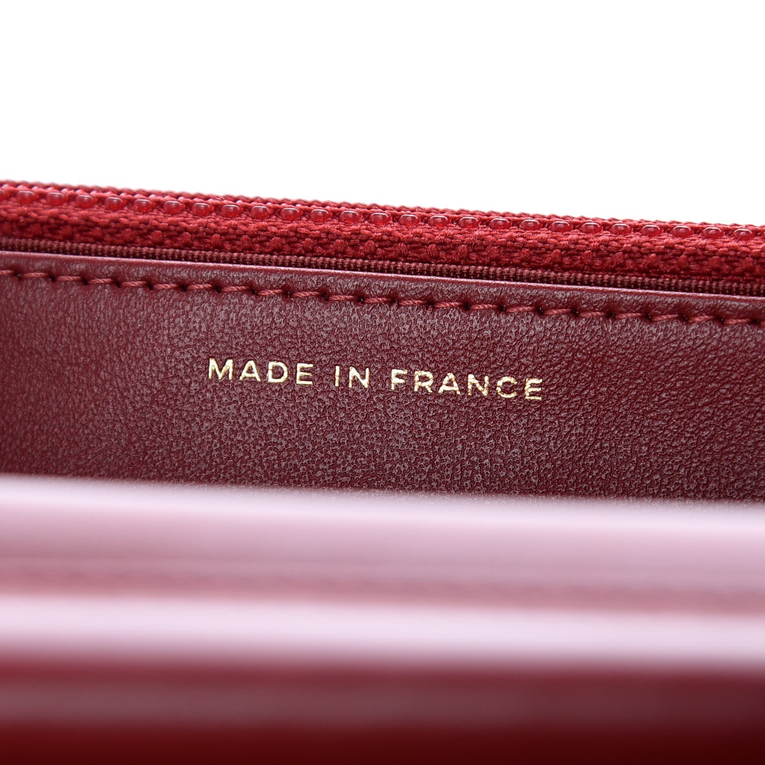 Chanel Caviar Quilted Boy Wallet On Chain WOC Red 9 of 10