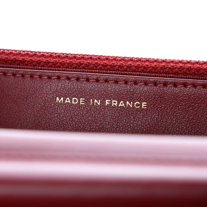 Chanel Caviar Quilted Boy Wallet On Chain WOC Red 9 of 10