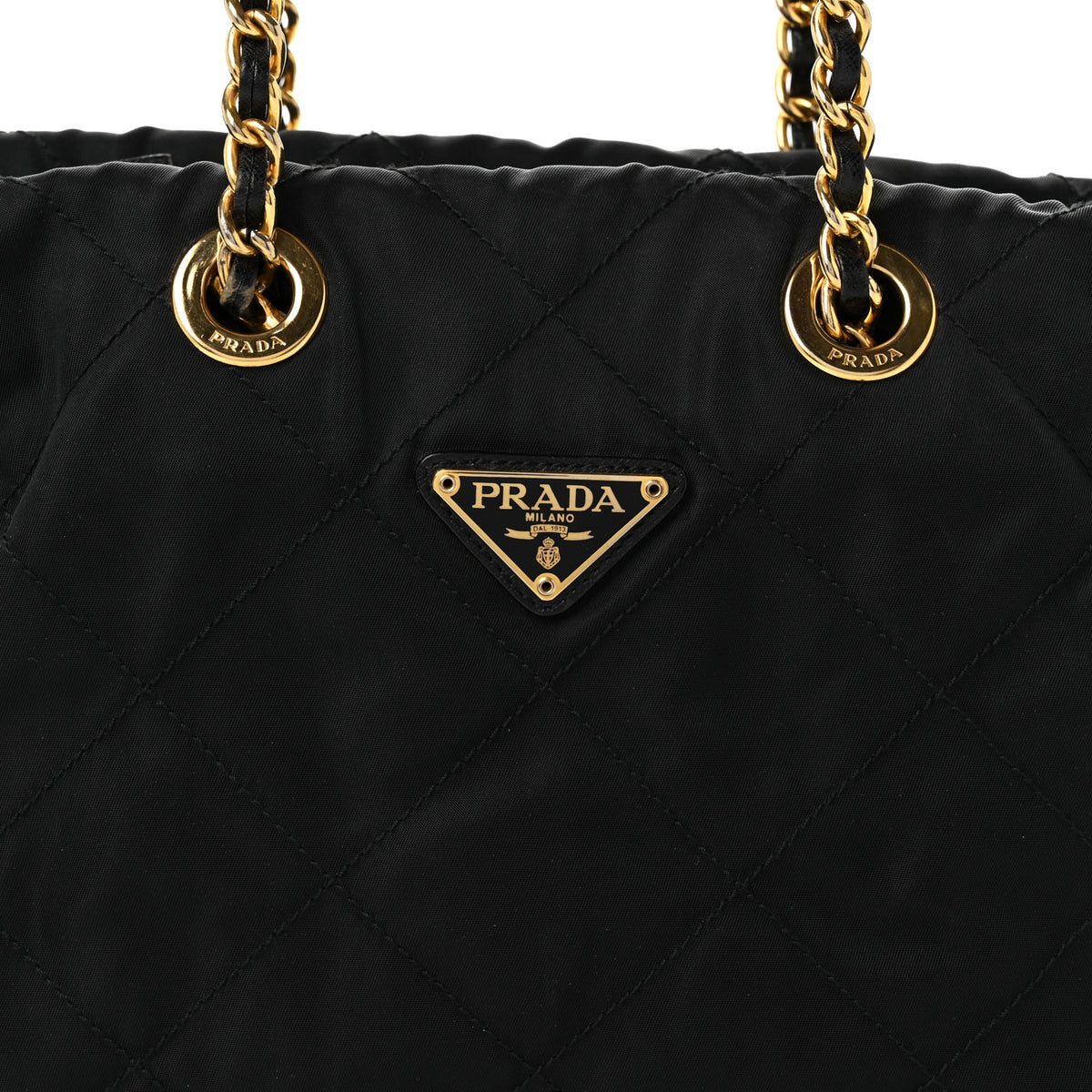 Prada Nylon Tessuto Impuntu Quilted Tote Black 8 of 10
