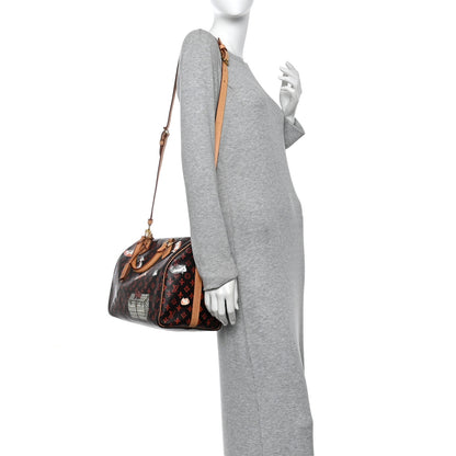 Louis Vuitton Catogram Speedy Bandouliere 30 Marron 2 of 14