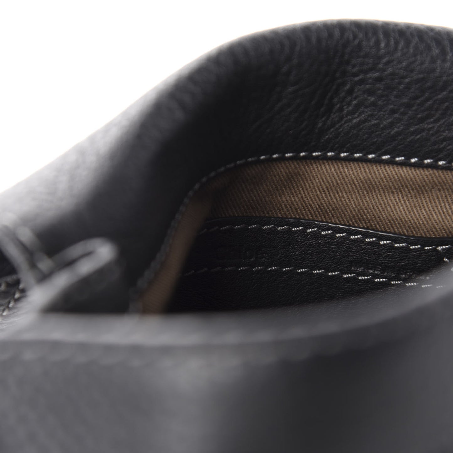 Calfskin Mini Marcie Round Crossbody Bag Black