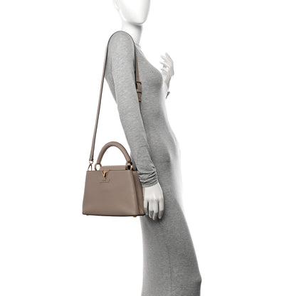 Louis Vuitton Taurillon Capucines BB Galet 2 of 9