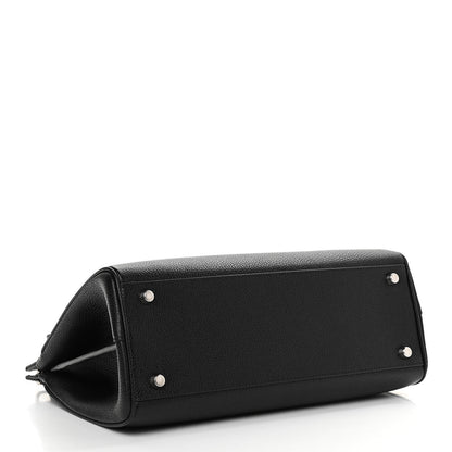 Gucci Grainy Calfskin Small Zumi Top Handle Bag Black 4 of 10