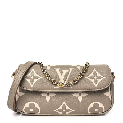 Louis Vuitton Empreinte Monogram Giant Ivy Wallet On Chain Tourterelle Creme 1 of 9