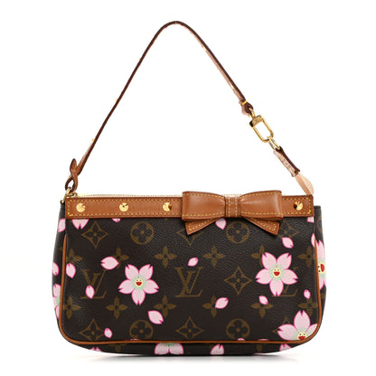 Louis Vuitton Monogram Cherry Blossom Pochette Accessories Brown 1 of 7