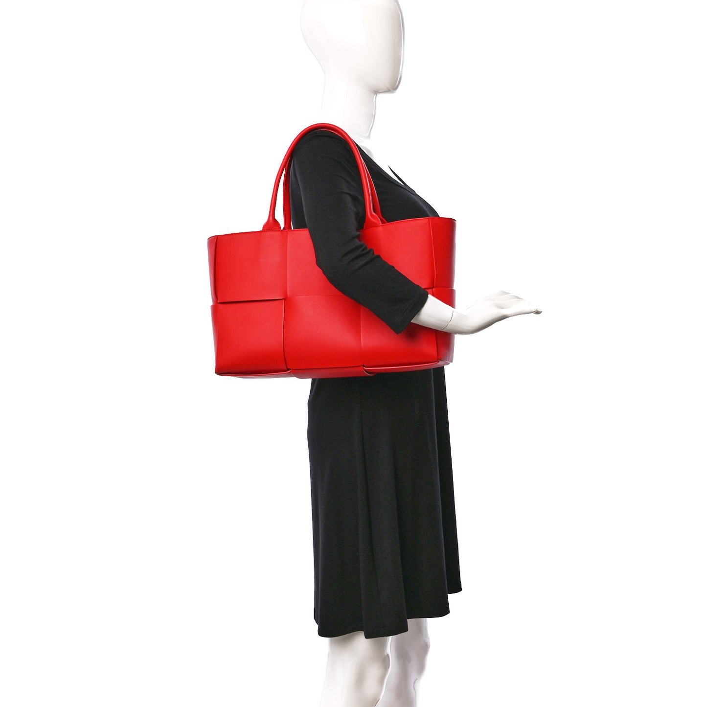 Nappa Maxi Intrecciato Arco Tote Firework