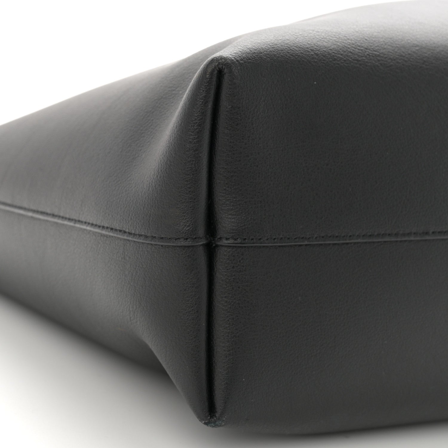 Saint Laurent Calfskin Large Shopping Tote Black 10 of 11