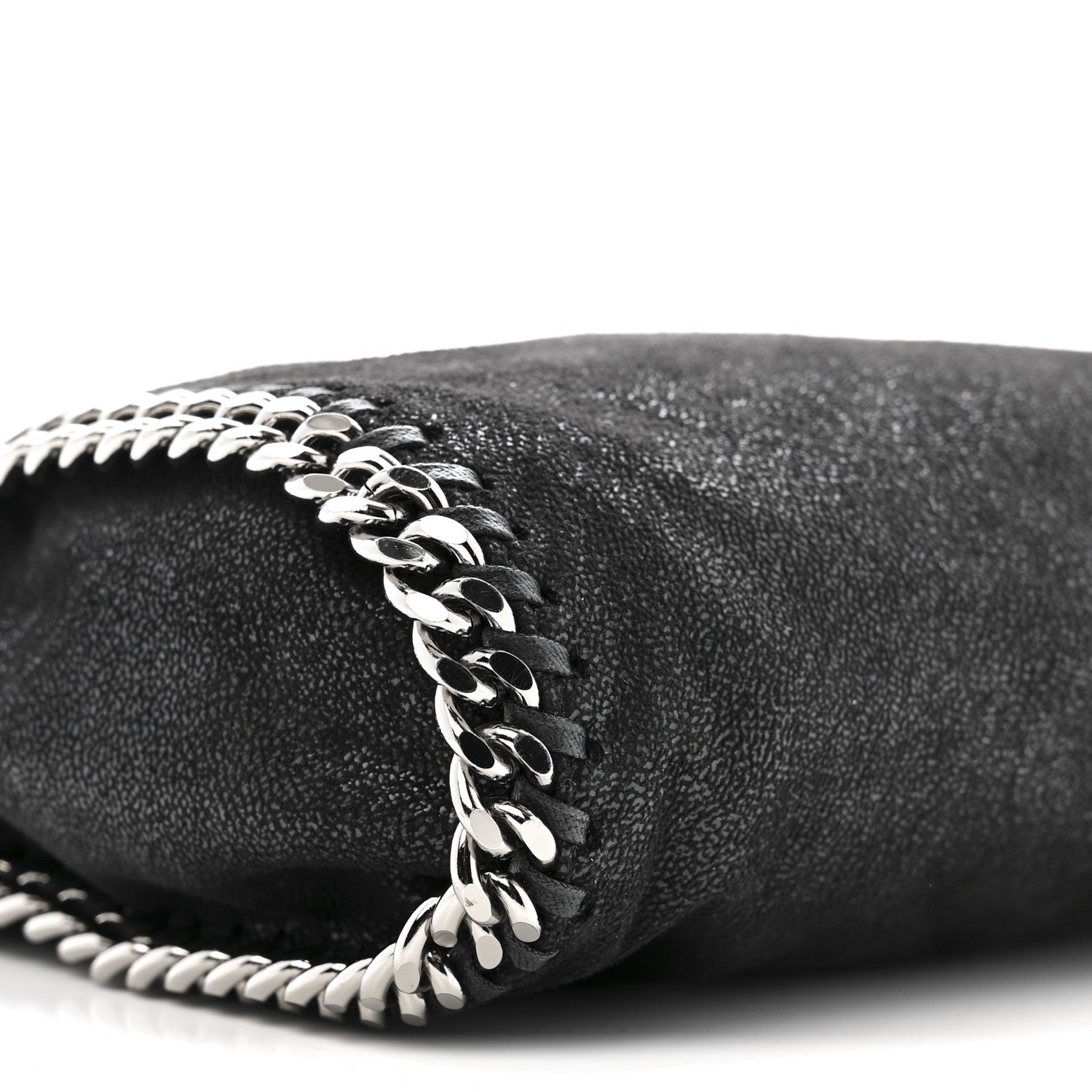 Stella McCartney Shaggy Deer Mini Falabella Tote Black 8 of 10