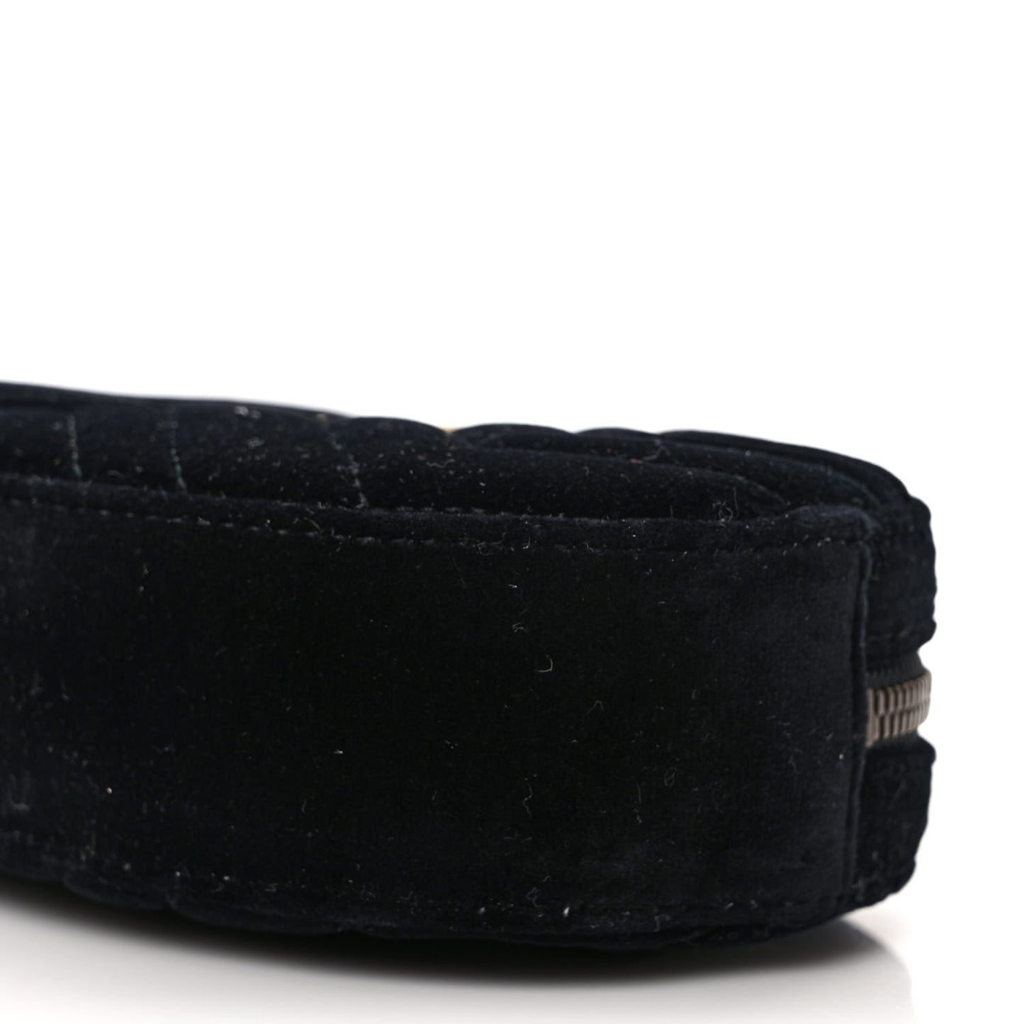 Velvet Matelasse GG Marmont Belt Bag 85/34 Black