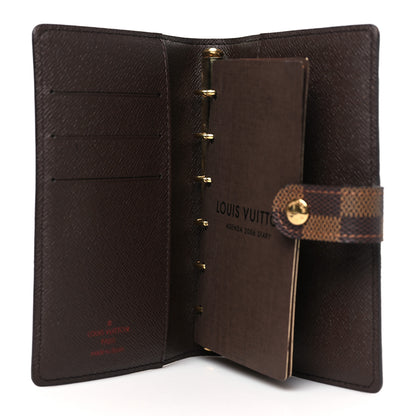 Louis Vuitton Damier Ebene Small Ring Agenda Cover 5 of 7