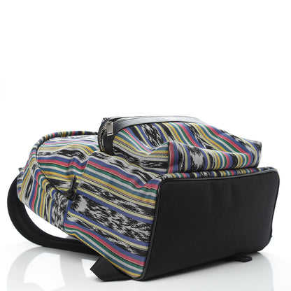 Saint Laurent Canvas Ikat City Backpack Multicolor 4 of 9