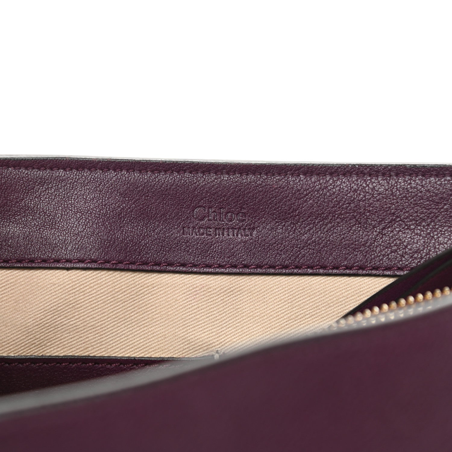 Chloe Calfskin Small Faye Day Shoulder Bag Intense Violine 5 of 17
