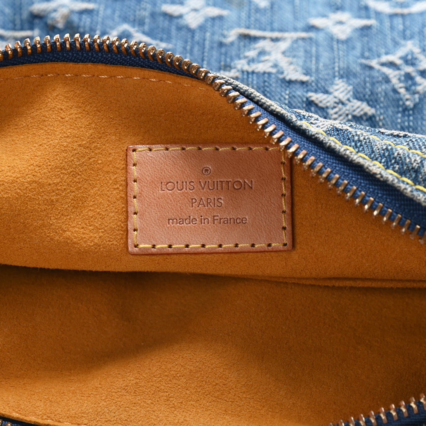 Monogram Denim Baggy PM Blue