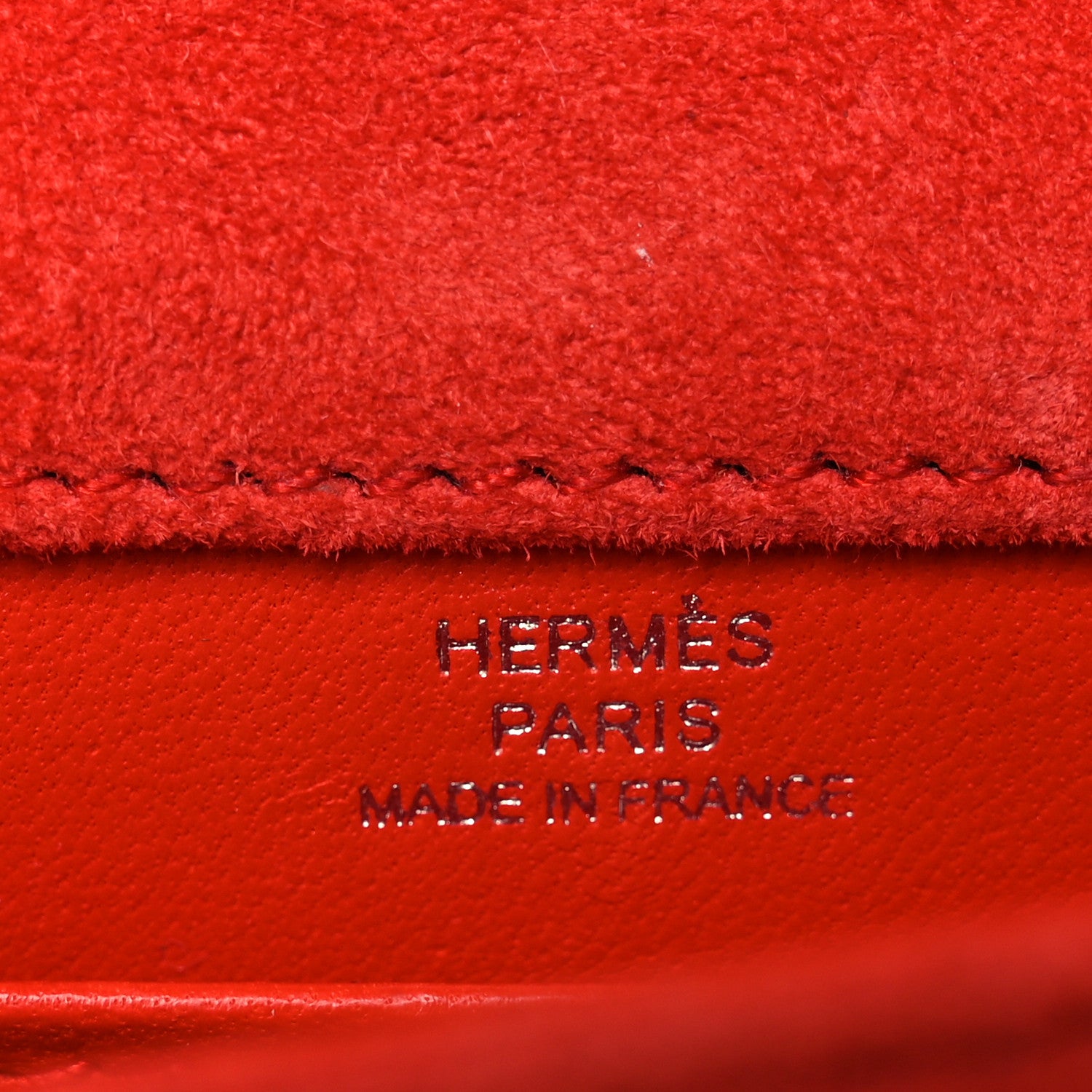 Hermes Veau Doblis Mini Verrou Chaine Bag Capucine 6 of 12