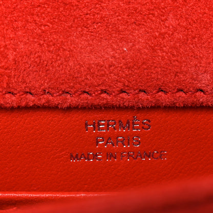 Hermes Veau Doblis Mini Verrou Chaine Bag Capucine 6 of 12