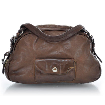 Prada Washed Bauletto Bag Cocco 3 of 11