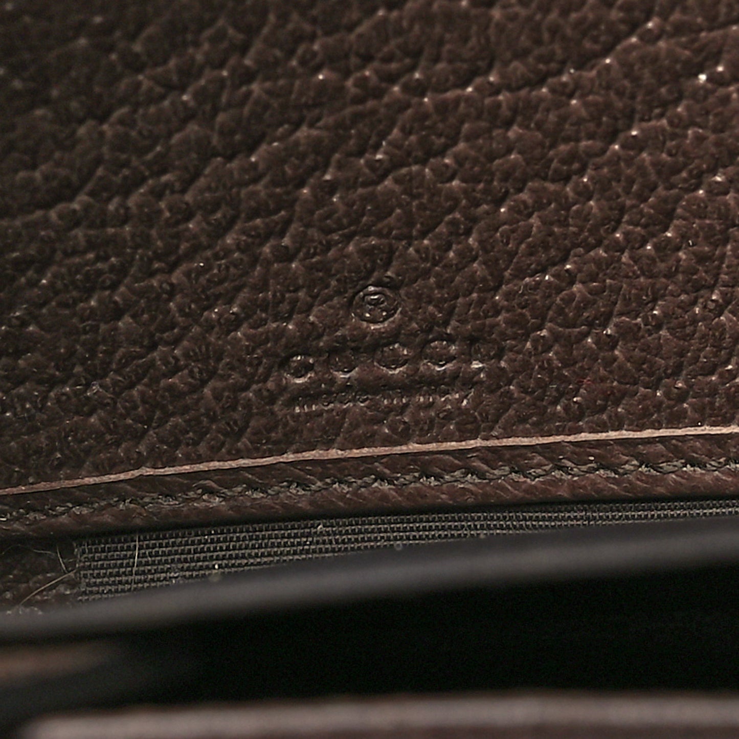 GG Supreme Monogram Web Ophidia Zip Around Wallet Brown