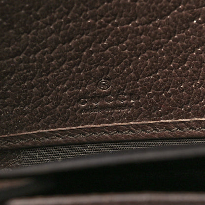 Gucci GG Supreme Monogram Web Ophidia Zip Around Wallet Brown 6 of 12