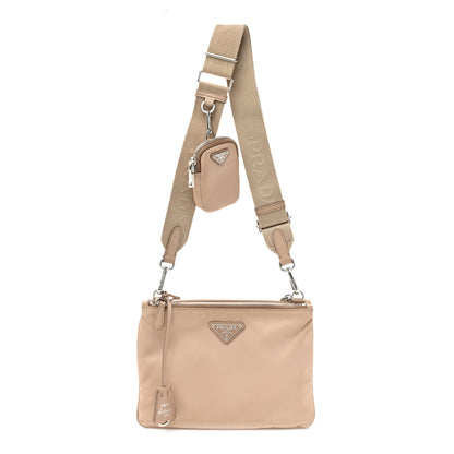 Prada Re-Nylon Saffiano Re-Edition 2000 Double Zip Crossbody Bag Cammeo 1 of 10