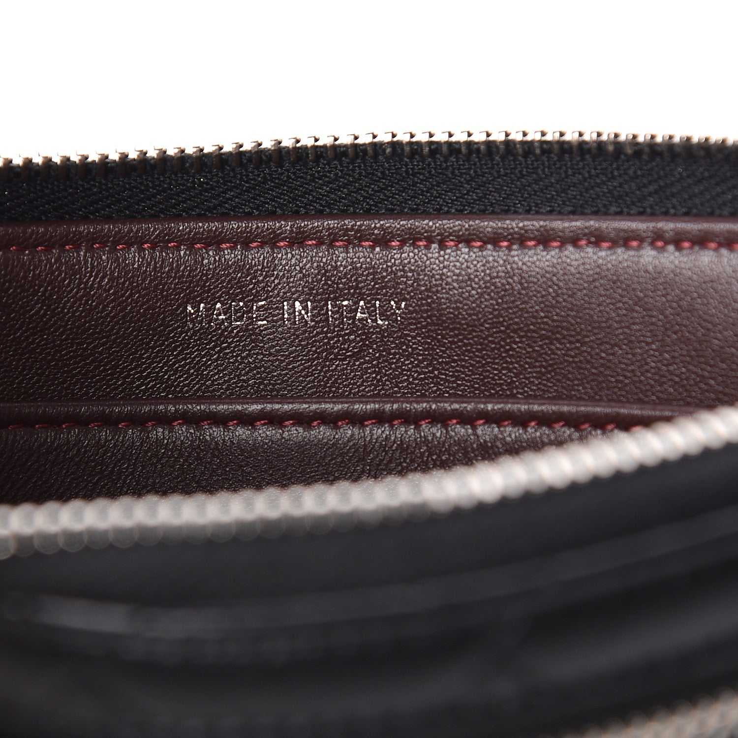 Chanel Lambskin Quilted Zip Pouch Black 7 of 8
