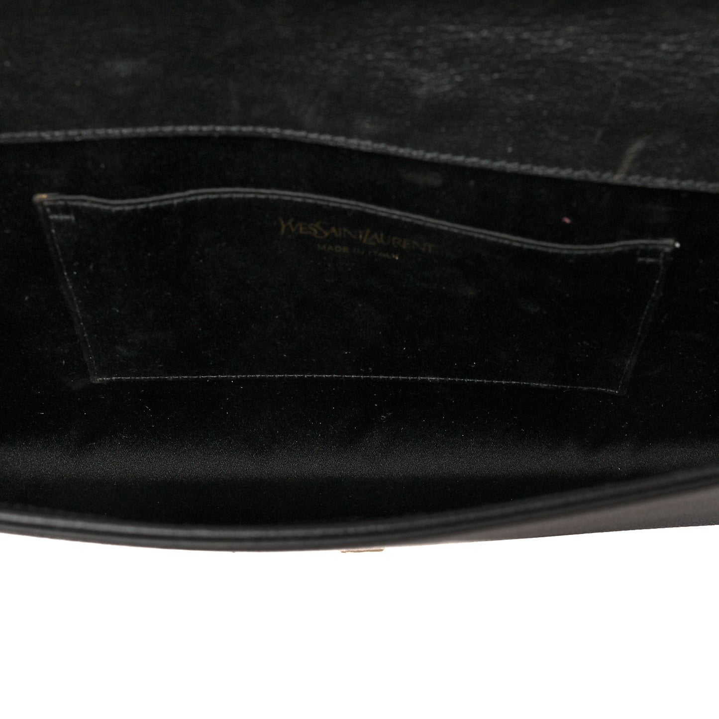 Calfskin Monogram Large Belle De Jour Clutch Black