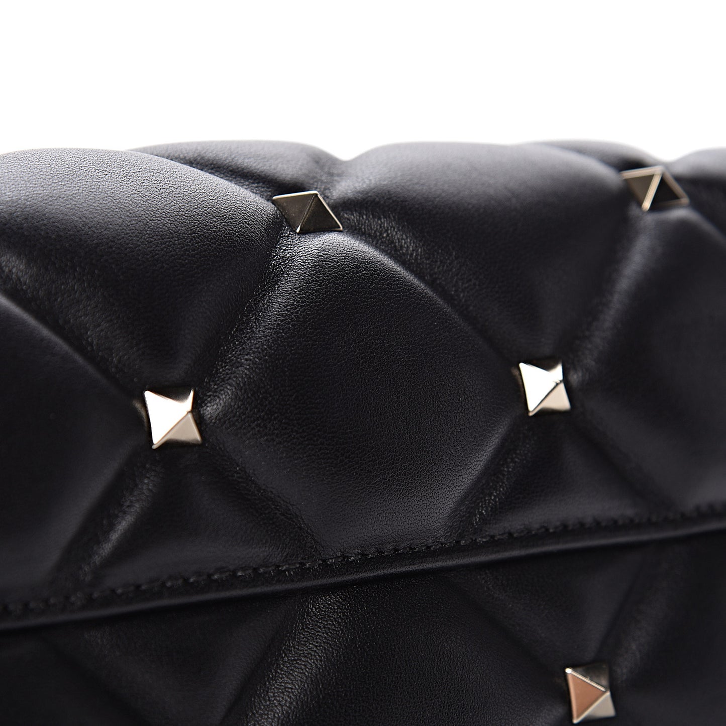Nappa Candystud Shoulder Bag Black