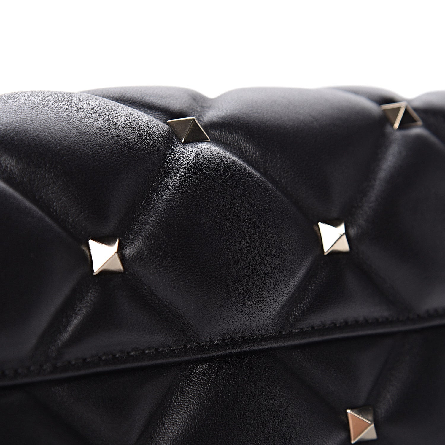 Valentino Garavani Nappa Candystud Shoulder Bag Black 23 of 24