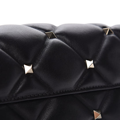Valentino Garavani Nappa Candystud Shoulder Bag Black 23 of 24