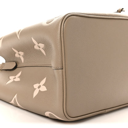 Louis Vuitton Empreinte Monogram Giant Neonoe MM Tourterelle Creme 9 of 10