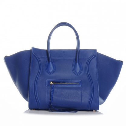 Celine Smooth Calfskin Medium Phantom Luggage Royal Blue 1 of 9