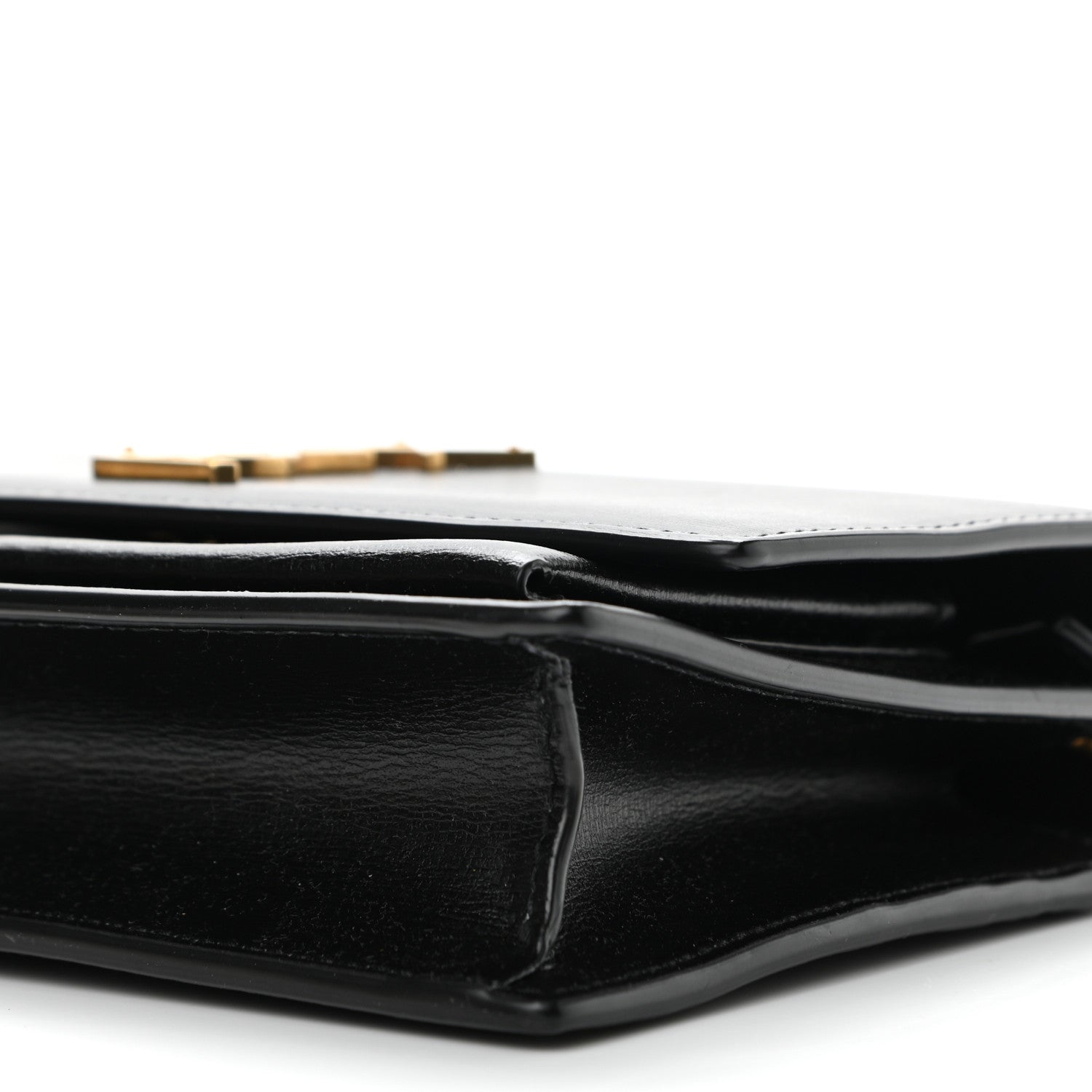 Saint Laurent Calfskin Monogram Sunset Chain Wallet Black 8 of 9