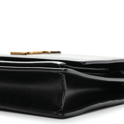 Saint Laurent Calfskin Monogram Sunset Chain Wallet Black 8 of 9