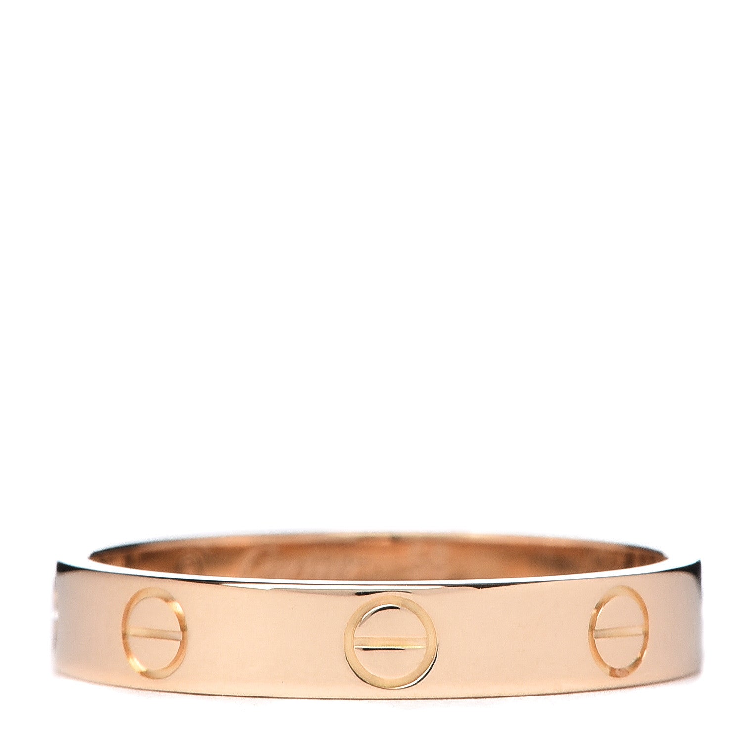 Cartier 18K Yellow Gold 3.5mm LOVE Wedding Band Ring 58 8.25 1 of 5