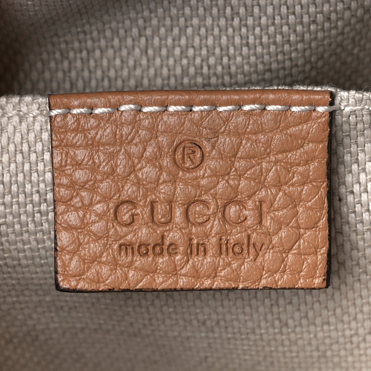 Gucci Pebbled Calfskin Small Soho Disco Bag Camelia 6 of 12