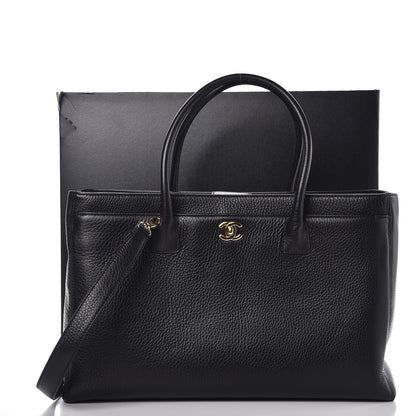 Chanel Calfskin XL Cerf Tote Black 10 of 10