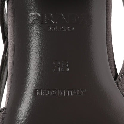 Prada Satin Cutout 55mm Pumps 38 Ardesia 8 of 10