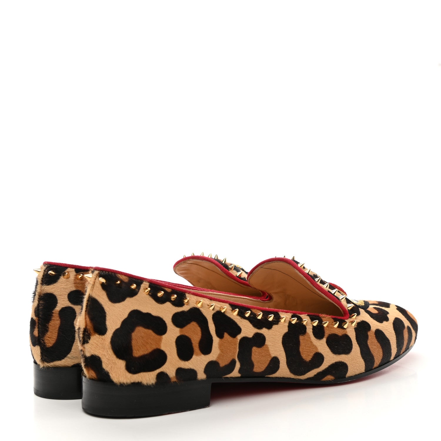 Christian Louboutin Pony Hair Safari Mi Corozon Loafers 41 Brown 4 of 11
