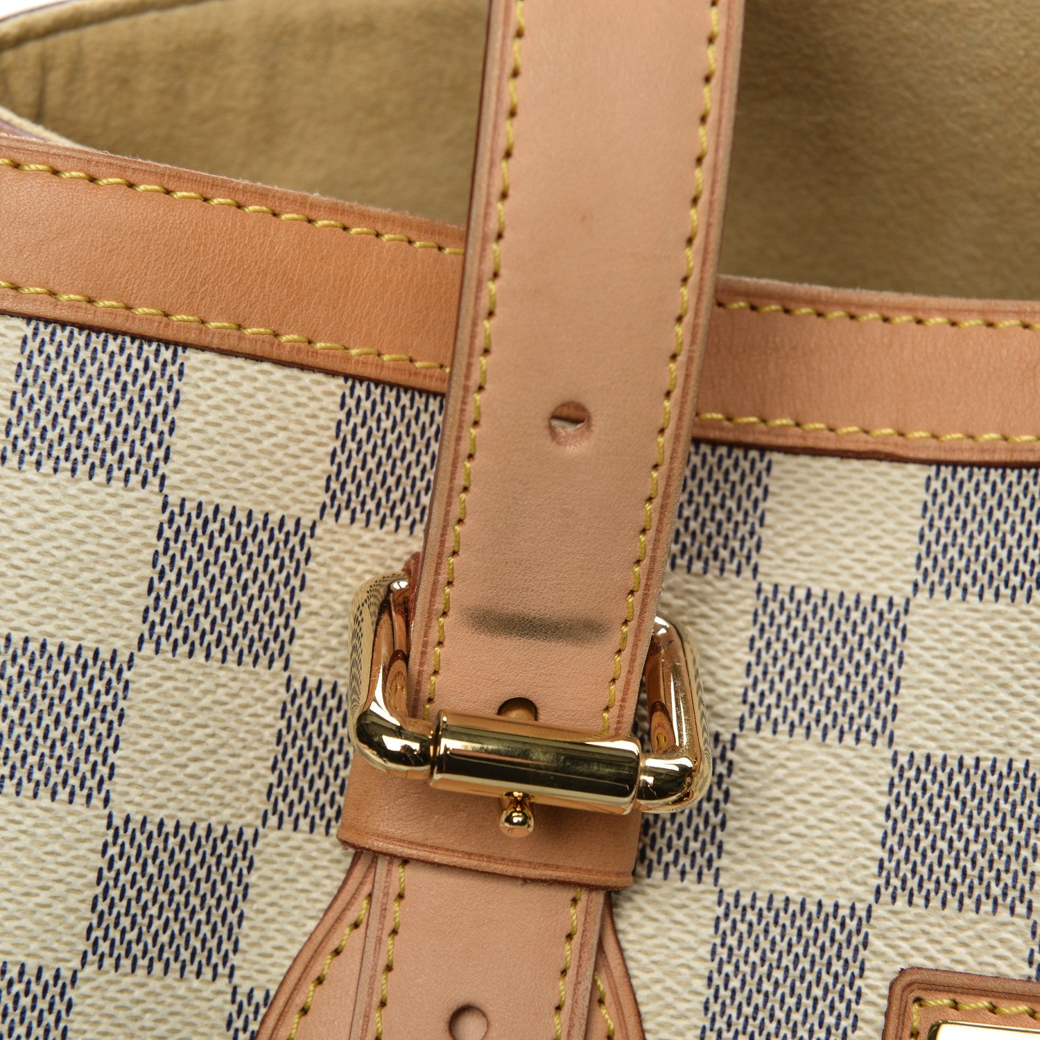 Louis Vuitton Damier Azur Hampstead MM 9 of 11
