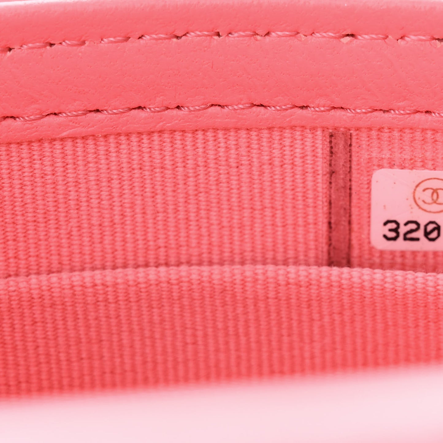 Lambskin Quilted Mini Trendy CC Clutch With Chain Coral Pink