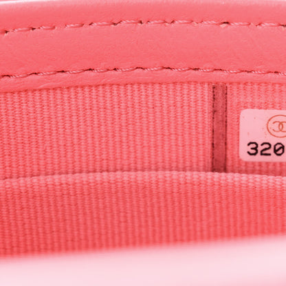 Chanel Lambskin Quilted Mini Trendy CC Clutch With Chain Coral Pink 7 of 11
