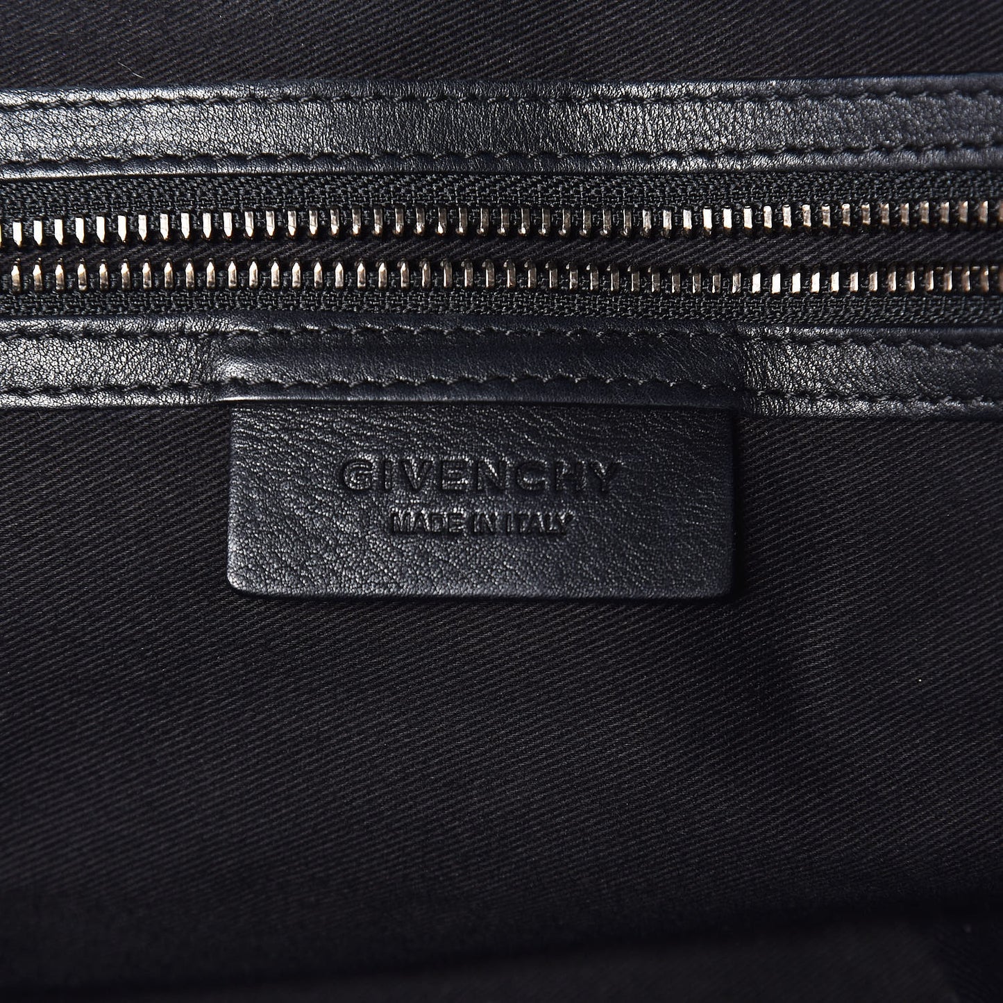 Metallic Calfskin Medium Nightingale Silver