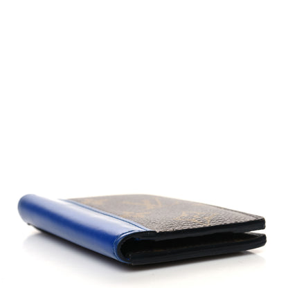 Louis Vuitton Monogram Macassar Pocket Organizer NM Blue 4 of 10
