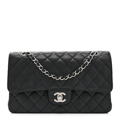 Chanel Caviar Quilted Medium Double Flap Black 1 of 10