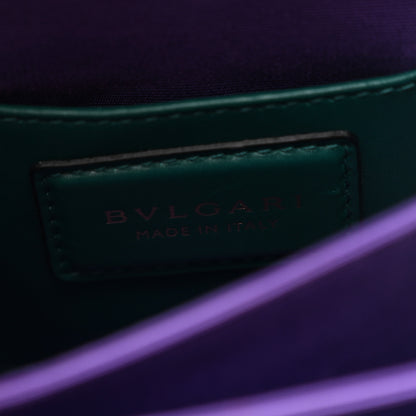 Bulgari Calfskin Serpenti Forever Top Handle Emerald Green 9 of 12