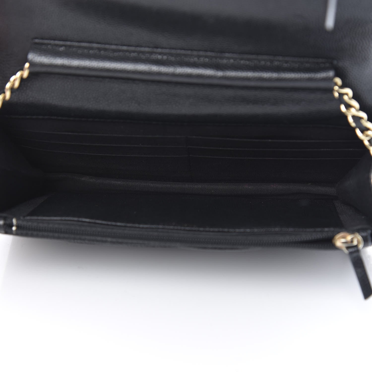 Chanel Caviar Quilted Boy Wallet On Chain WOC Black 5 of 15