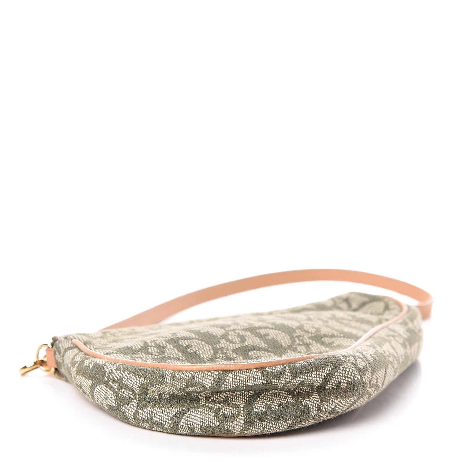 Christian Dior Monogram Mini Saddle Pochette Green 4 of 11