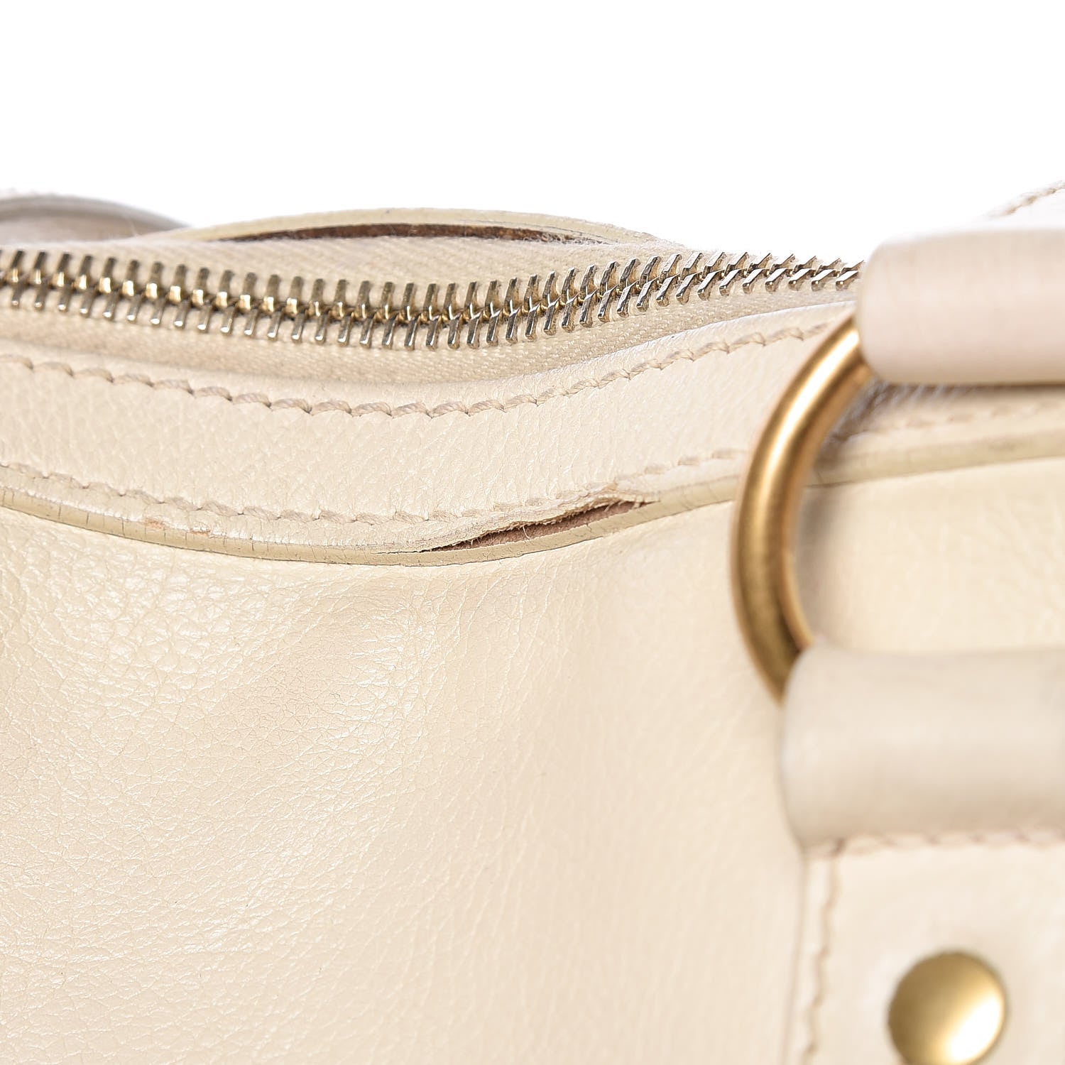 Saint Laurent Calfskin Oversized Muse Ivory 16 of 31
